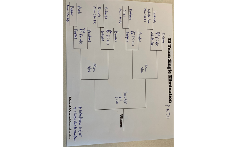 Pinto Playoff Bracket