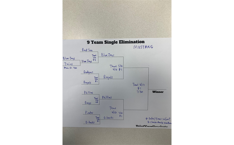 Mustang Playoff Bracket